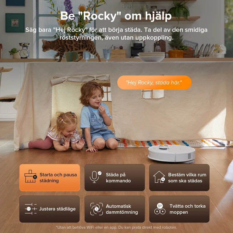 Roborock Qrevo Master robotdammsugare-set med multifunktionell dockningsstation 3.0