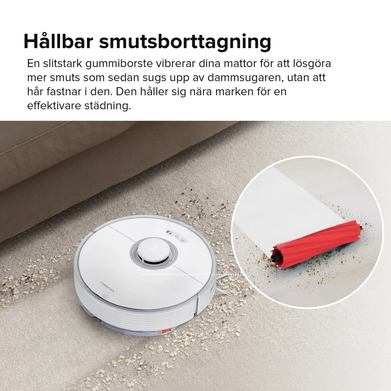Roborock Q7 Max+ robotdammsugare med Auto-Empty Dock Pure