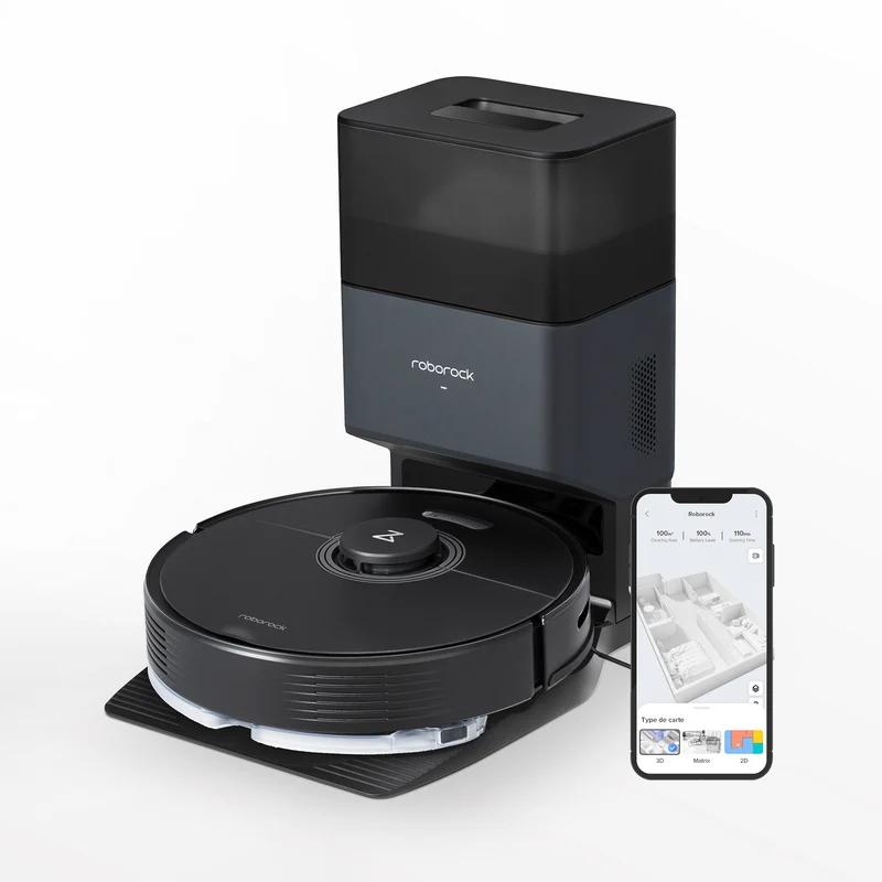 Roborock Q7 Max+ robotdammsugare med Auto-Empty Dock Pure