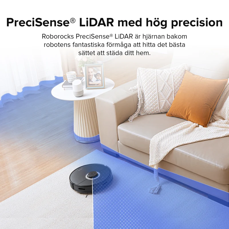 Roborock Q7 Max+ robotdammsugare med Auto-Empty Dock Pure