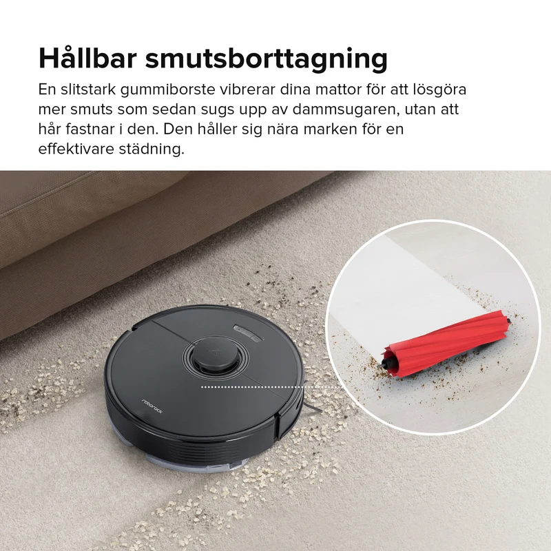 Roborock Q7 Max+ robotdammsugare med Auto-Empty Dock Pure