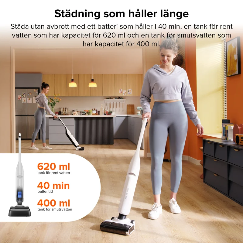 Roborock Flexi Lite Våt- och Torrdammsugare