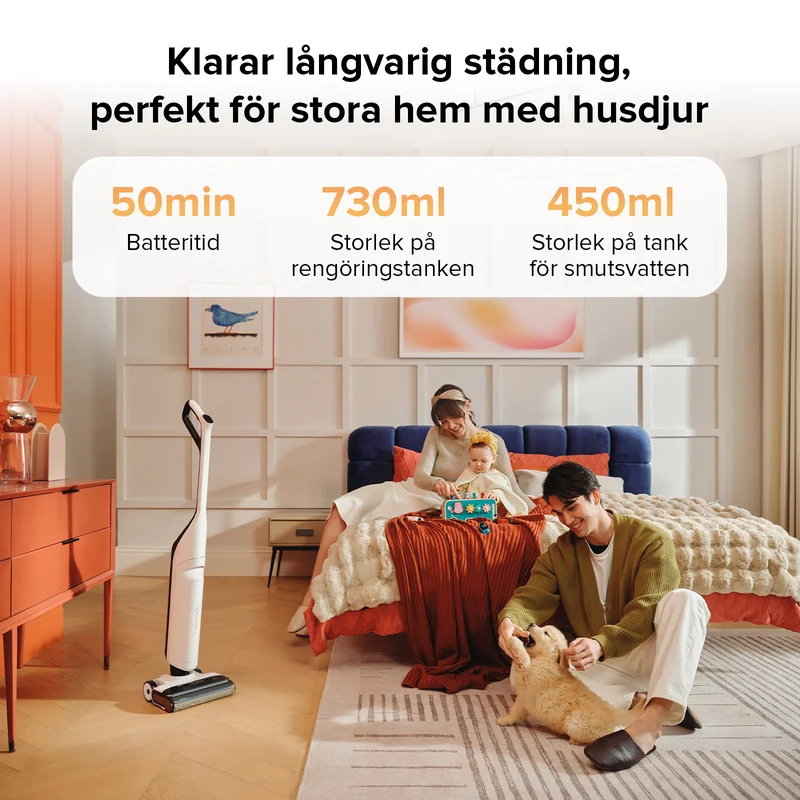 Roborock Flexi våt- och torrdammsugare