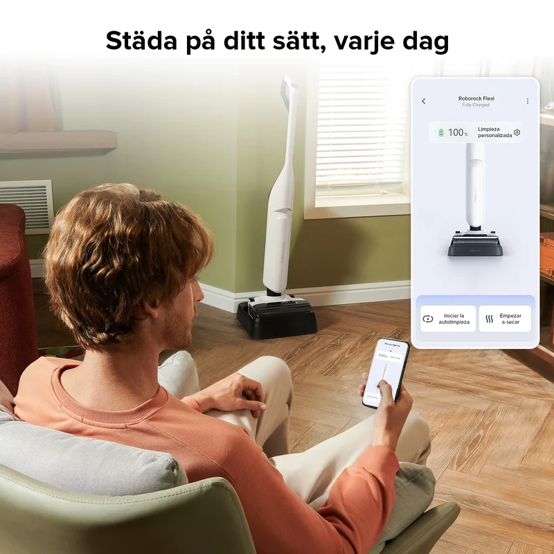 Roborock Flexi våt- och torrdammsugare