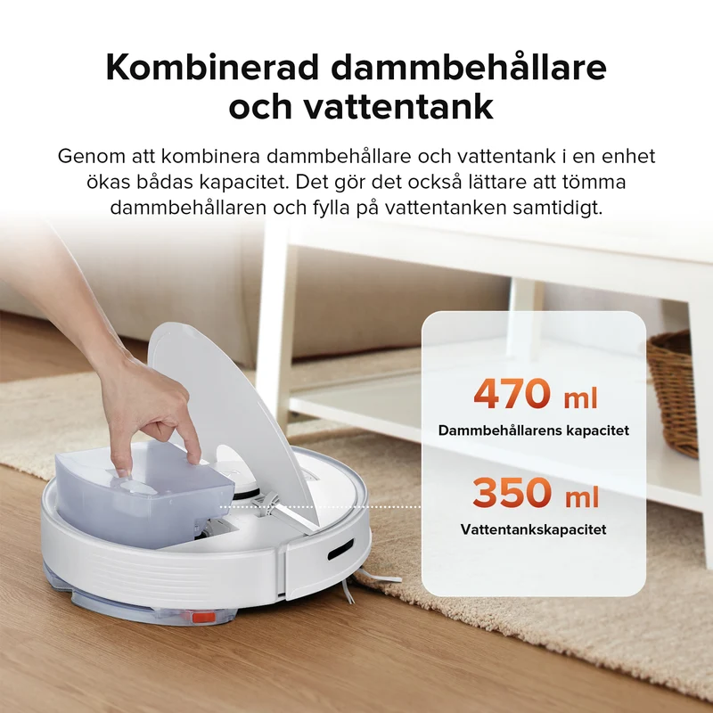 Roborock Q7 Max robotdammsugare och mopp med 4200 Pa sugkraft
