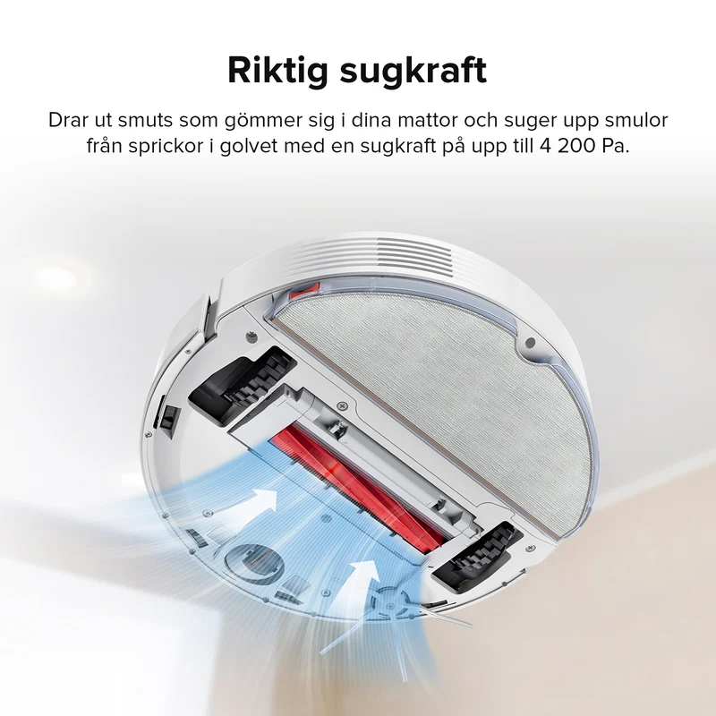 Roborock Q7 Max robotdammsugare och mopp med 4200 Pa sugkraft