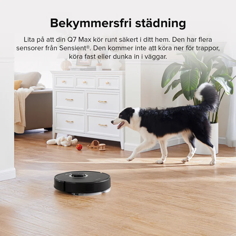 Roborock Q7 Max robotdammsugare och mopp med 4200 Pa sugkraft