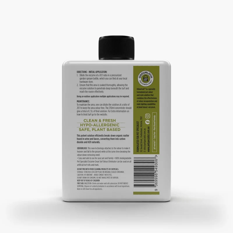 Effective Outdoor Turf Odour Eliminator Concentrate by Pet Specialist