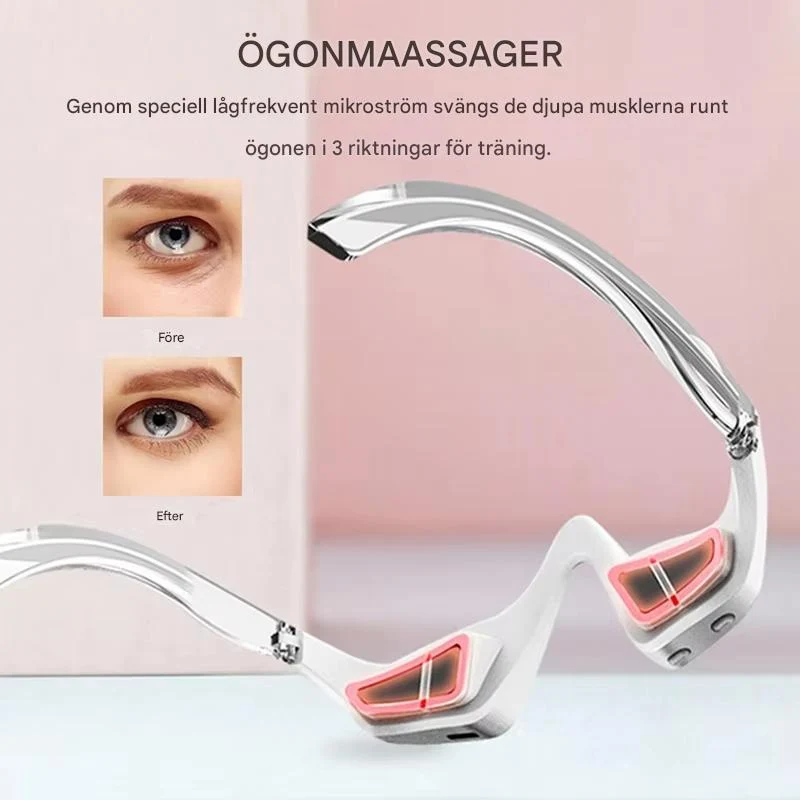 ZenVisio - Elektriska Glasögon för Ögonmassage För Avkoppling & Rynkreducering