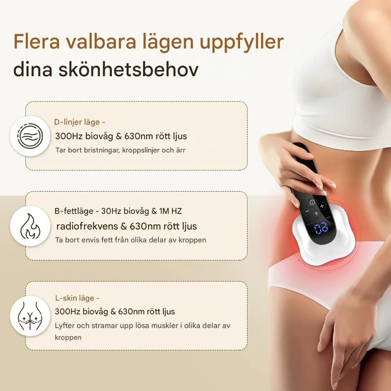 PureForme - Elektrisk Skulpteringsenhet för Slank Kropp och Fast Hud