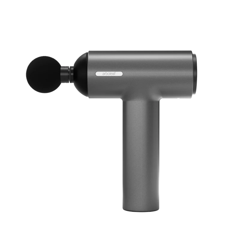 Muskelmassager med T-form, 5 vedhæftninger og 6 hastigheder, 6 timers batteri