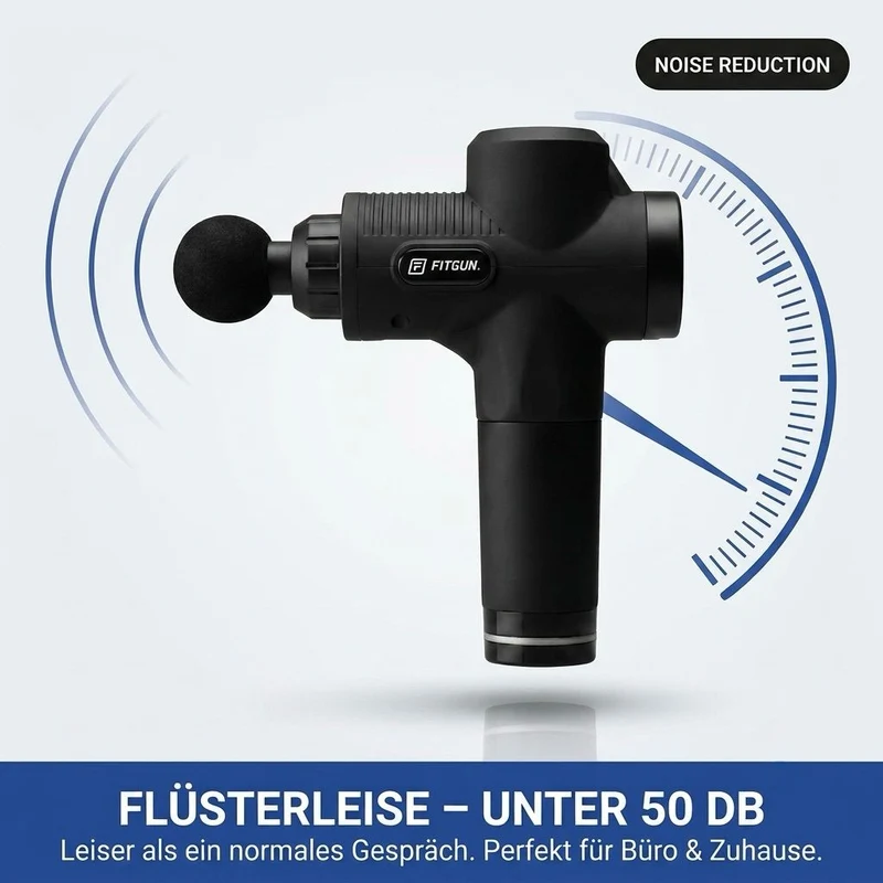Massageapparat med 30 hastigheder, 6 hoveder og 6 timers batterilevetid