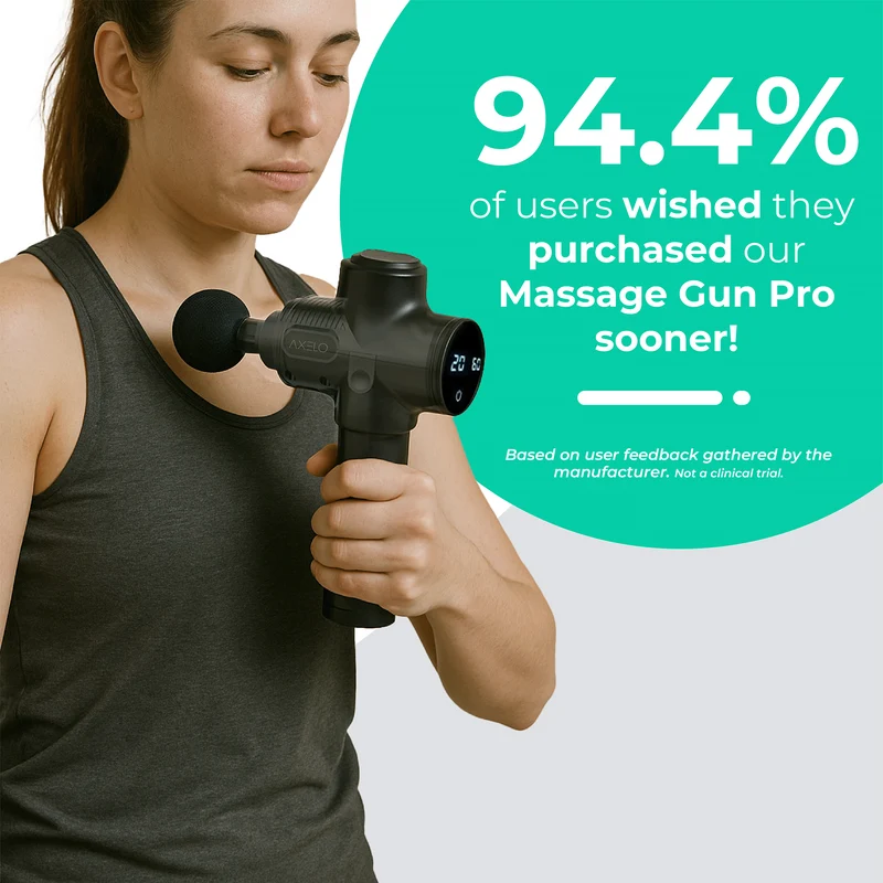 Massagepistol med 30 hastigheder til muskelgenopretning