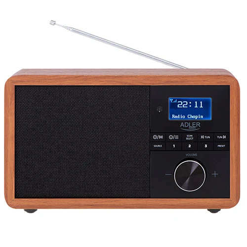 Trådlös radio med DAB+, Bluetooth och larm