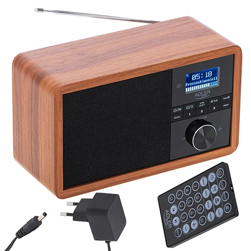 Trådlös radio med DAB+, Bluetooth och larm