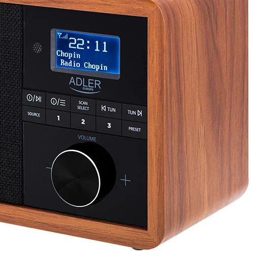 Trådlös radio med DAB+, Bluetooth och larm