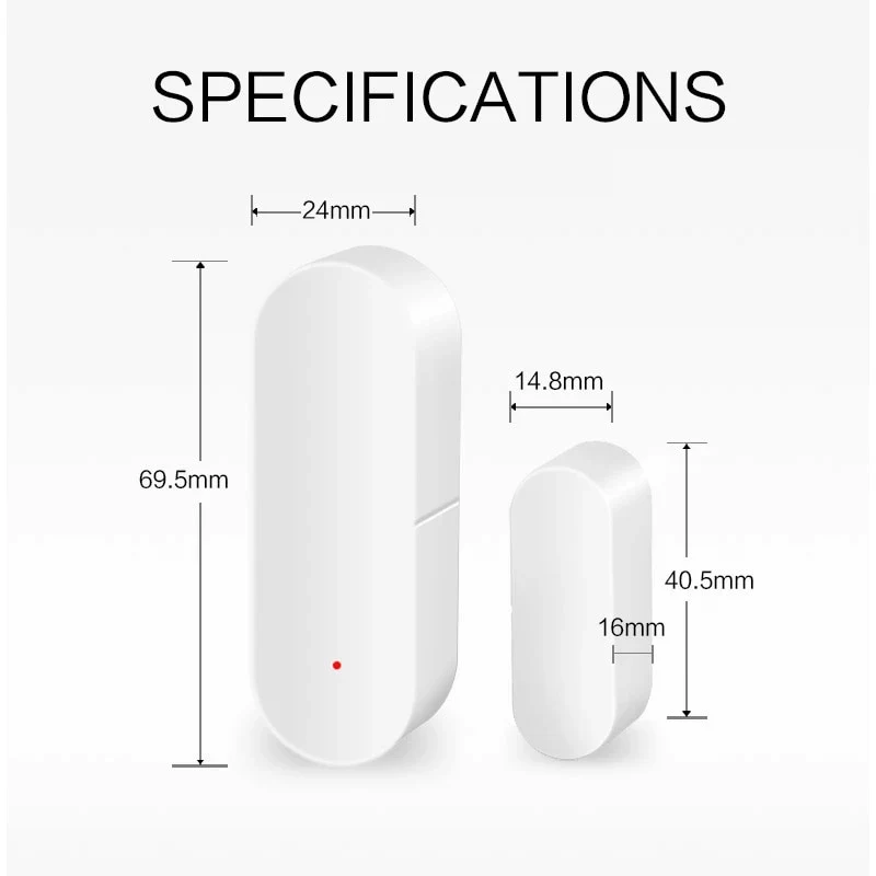 Smart Dörrsensor med WiFi och Bluetooth