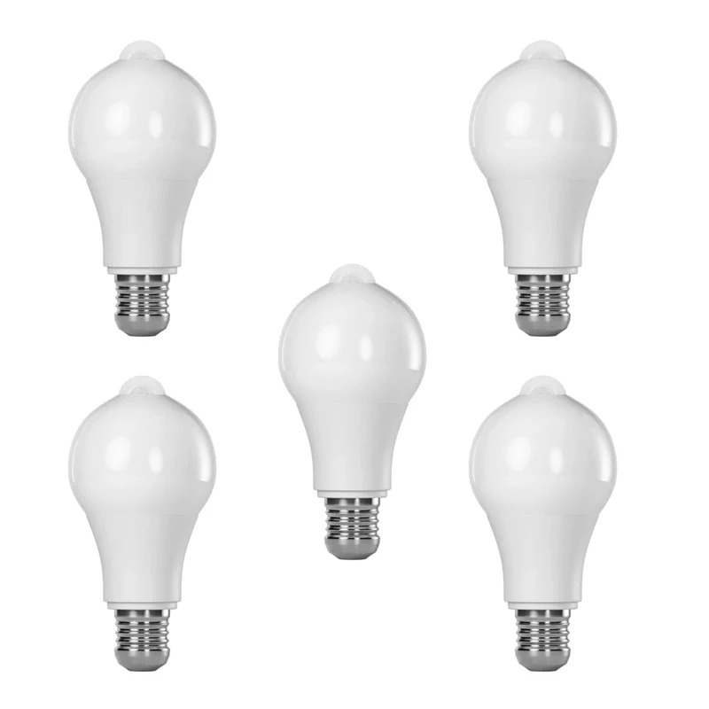 Smart LED-Glödlampa med Rörelsesensor – Energisnål Belysning
