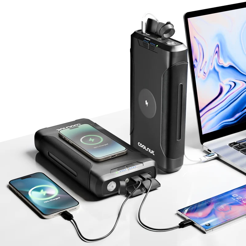 Bærbar strømforsyning – 150 W, 222 Wh kapacitet, 60.000 mAh til camping