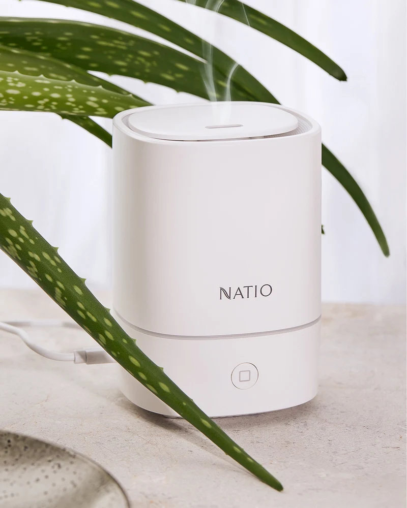 Bærbar ultralyds aromadiffusor til æteriske olier med automatisk slukning og op til 6 timers drift