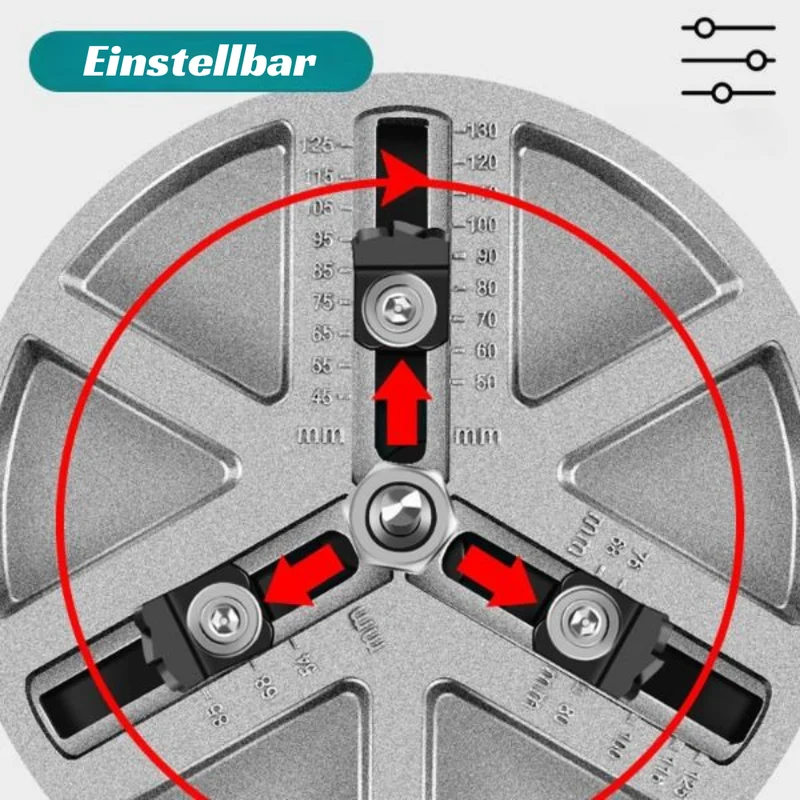 Justerbar hulsav 10–14 cm | Nøjagtige snit op til 35 mm | Til boremaskine | Holdbar og alsidig