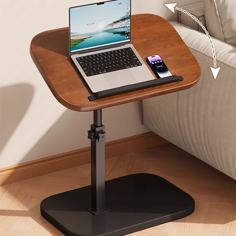 Højdejusterbart laptopskrivebord med hjul og 360° rotation | 45–80 cm | Max 30 kg