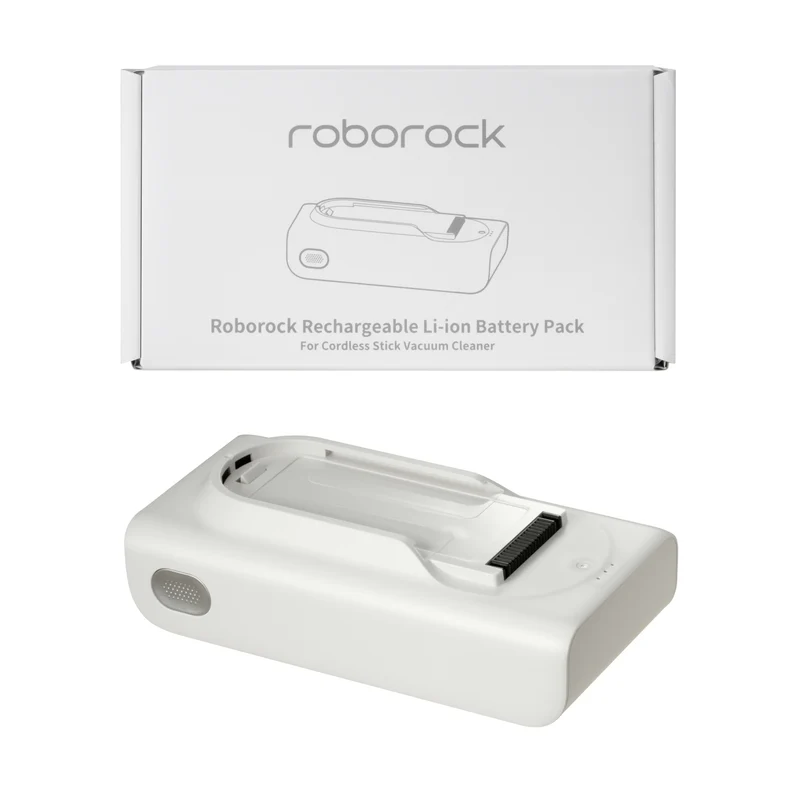 Roborock 6-cell 2500 mAh litiumjonbatteri för H60 Hub/H60 – Hög kapacitet för längre körtid, kompatibel med trådlösa handdammsugare