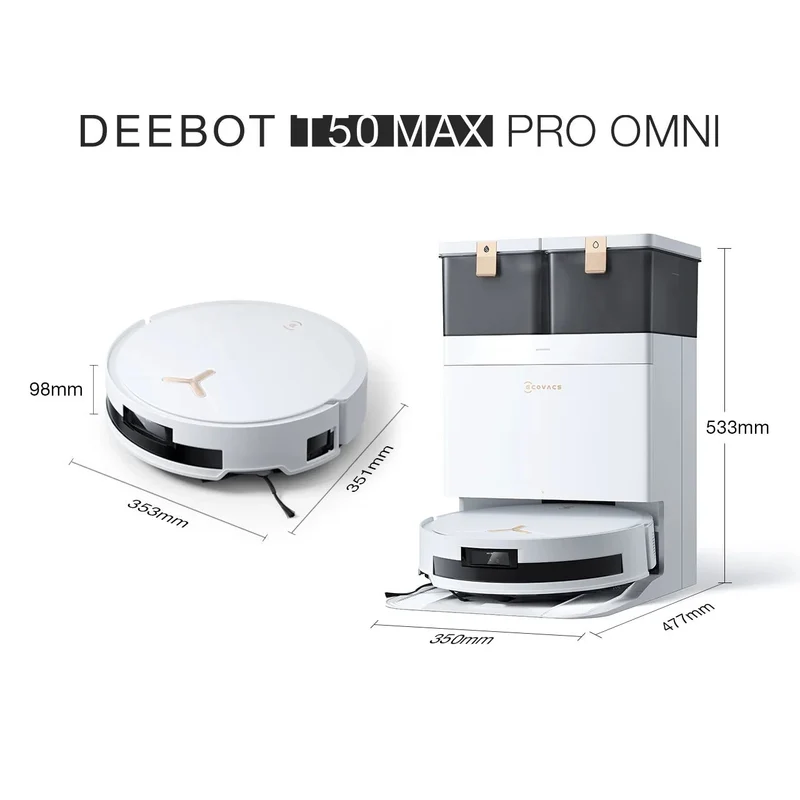 A Grade Refurbished ECOVACS Deebot T50 Max Pro Omni Vacuum Cleaner