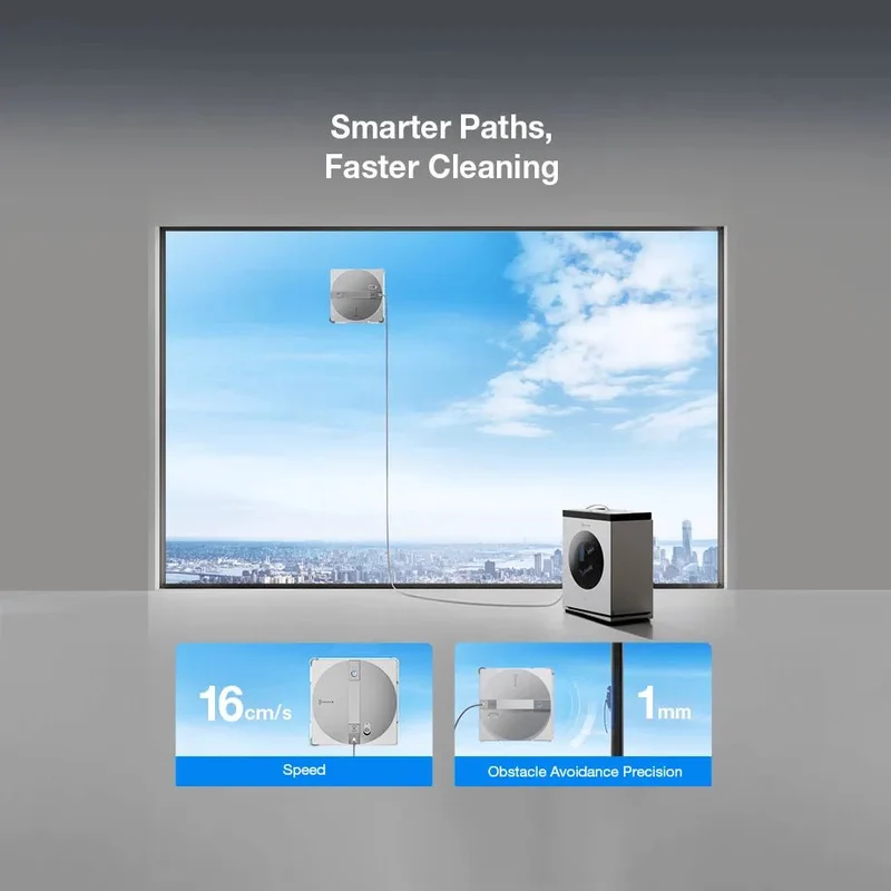 ECOVACS WINBOT W3 Pro Omni Robotic Window Cleaner