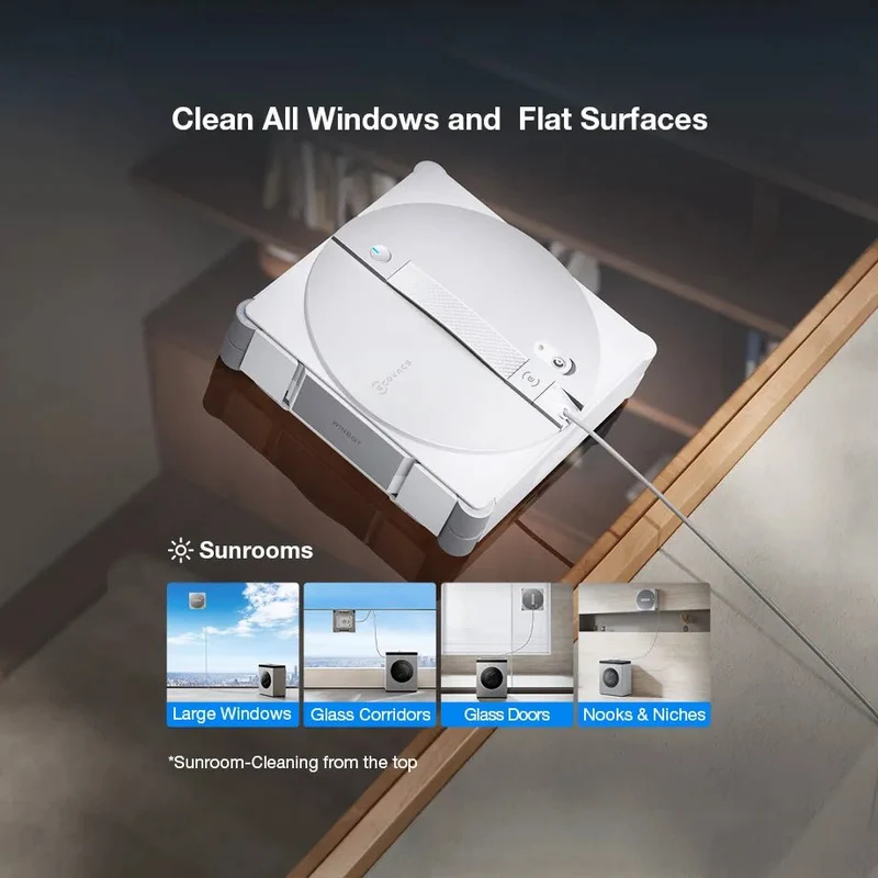 ECOVACS WINBOT W3 Pro Omni Robotic Window Cleaner