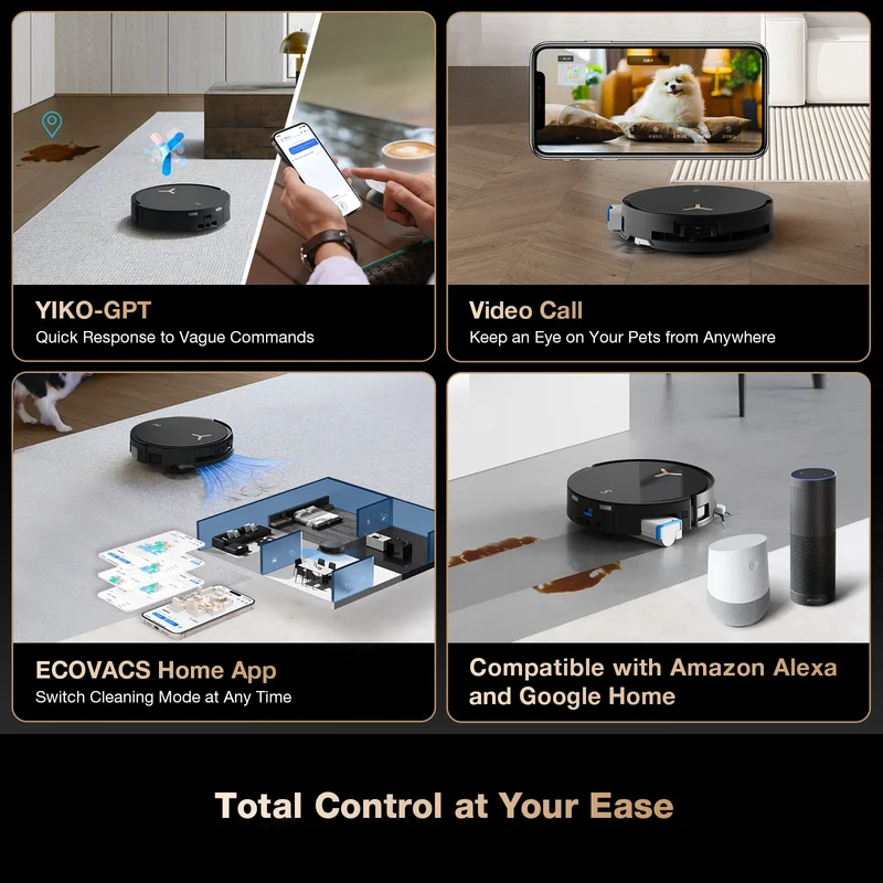 A Grade Refurbished ECOVACS Deebot X8 Pro OMNI Vacuum Cleaner