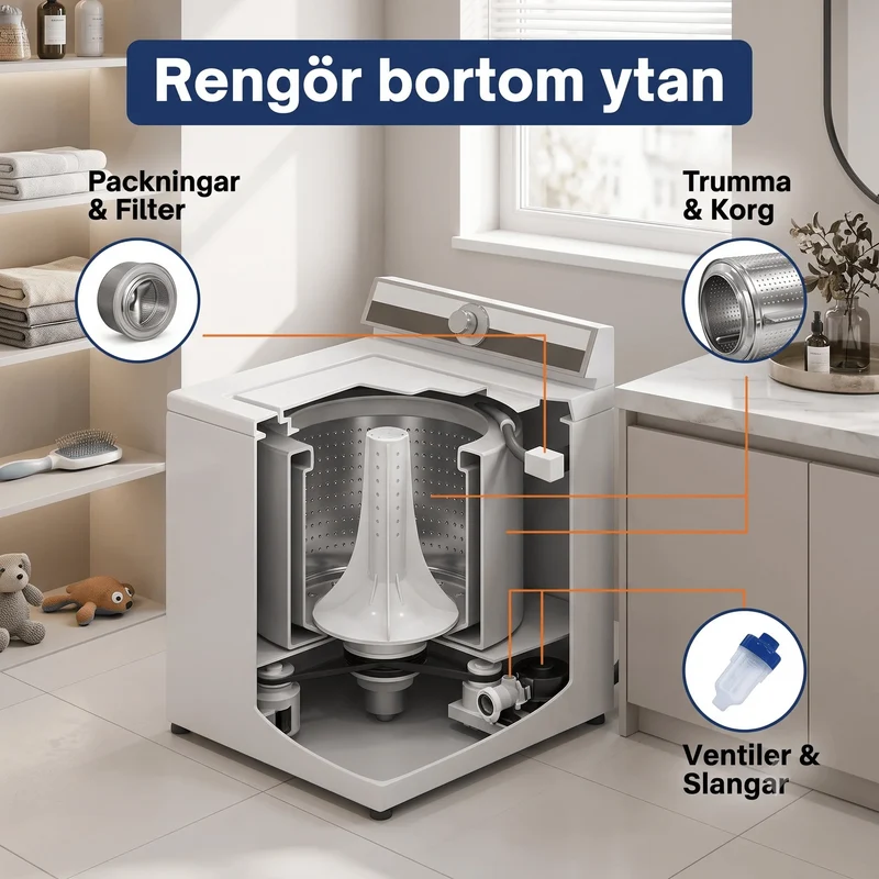 FreshCore – Rengöringstabletter för Tvättmaskin mot Djurhår och Lukt – Djuprengöring