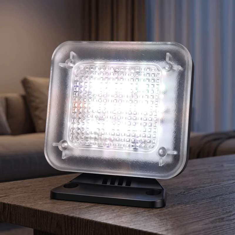 GlowGuard – LED TV-Simulator med Timer och Skymningssensor – Inbrottsskydd för Hem, Lägenhet och Studentrum