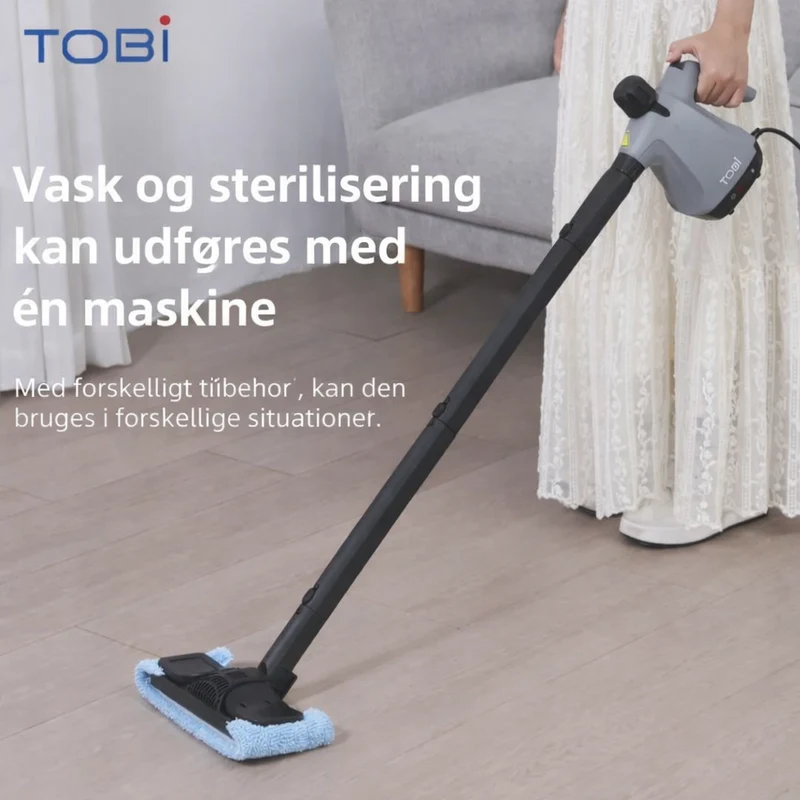 Handhållen Ångtvätt – 1500W med 15 Tillbehör