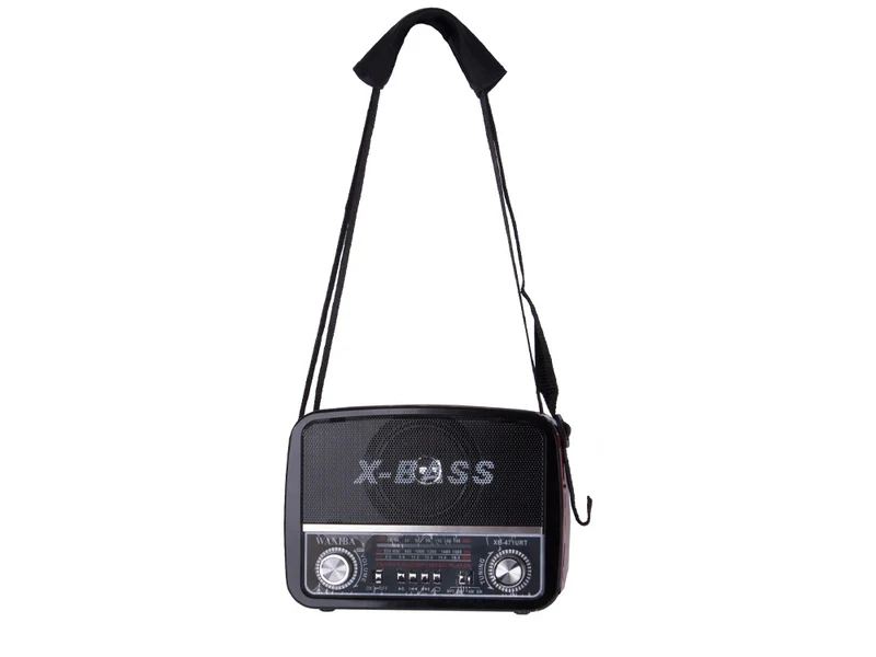 Retroradio, bärbar med FM/AM/SW, MP3-spelare & ficklampa – USB, AUX & Batteri