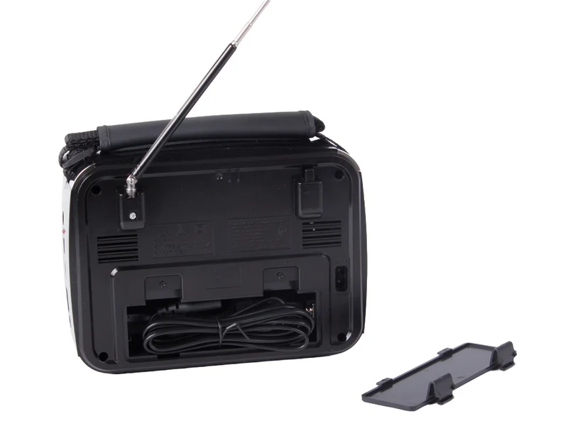 Retroradio, bärbar med FM/AM/SW, MP3-spelare & ficklampa – USB, AUX & Batteri