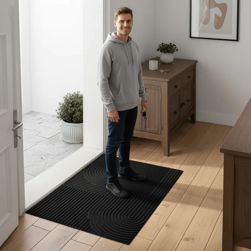 Indgangsmatte | Rengøringsvenlig og skridsikker med absorberende bagside