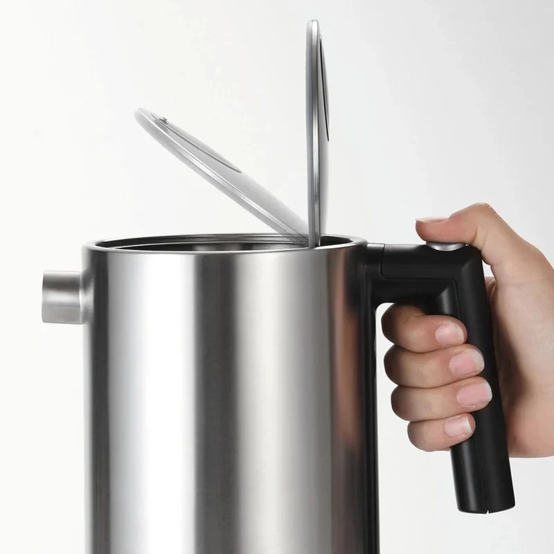Vandkoger 1,2 liter med temperaturindstilling, kaffefilterfunktion og dobbeltvægget rustfrit stål