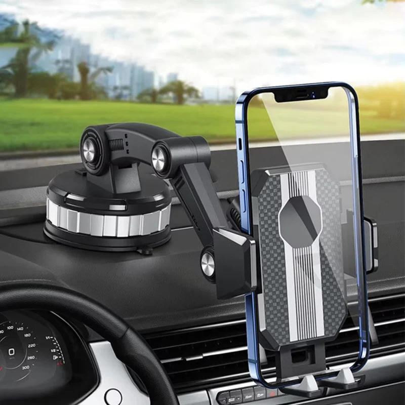 Smartphone Holder til Bil med Sugekop | 360° Rotérbar til Dashboard og Forrude