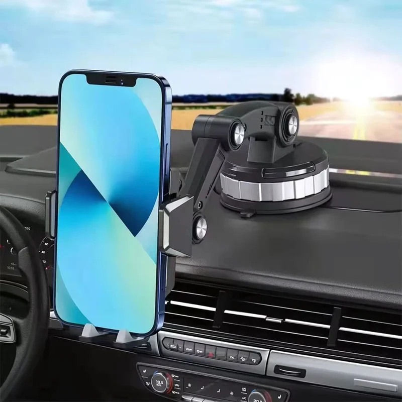 Smartphone Holder til Bil med Sugekop | 360° Rotérbar til Dashboard og Forrude