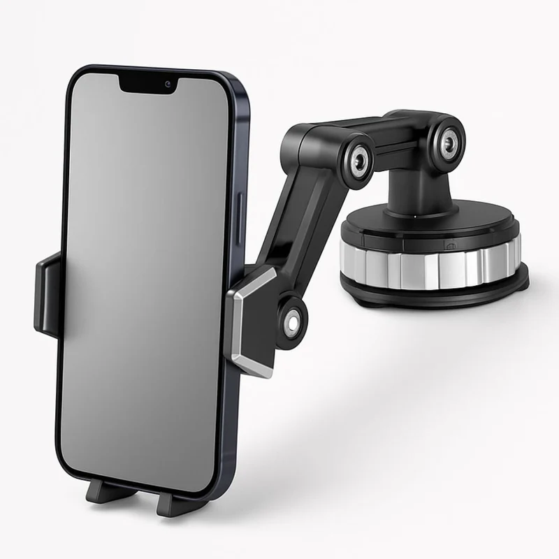 Smartphone Holder til Bil med Sugekop | 360° Rotérbar til Dashboard og Forrude