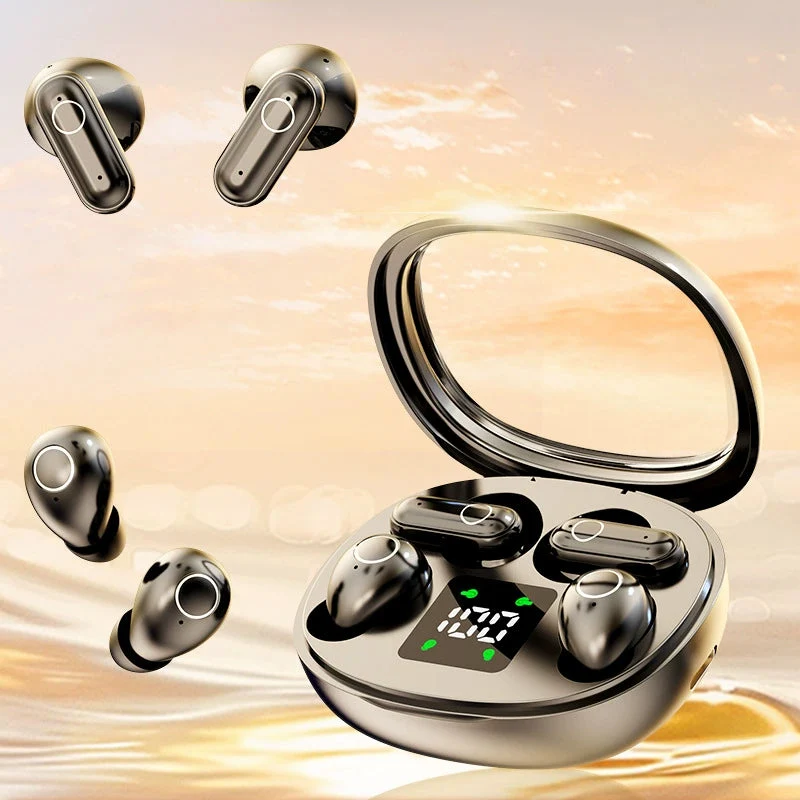 Trådløse In-Ear Hovedtelefoner | Bluetooth 5.4 med Støjreduktion & Ladetasker | Over 8 Timer Batterilevetid