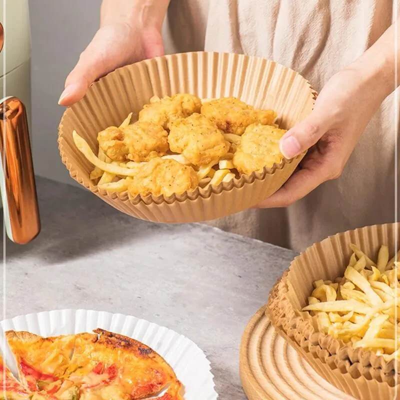 FryClean – Engångspapper till Airfryer | För Ett Renare Kök och Mindre Disk