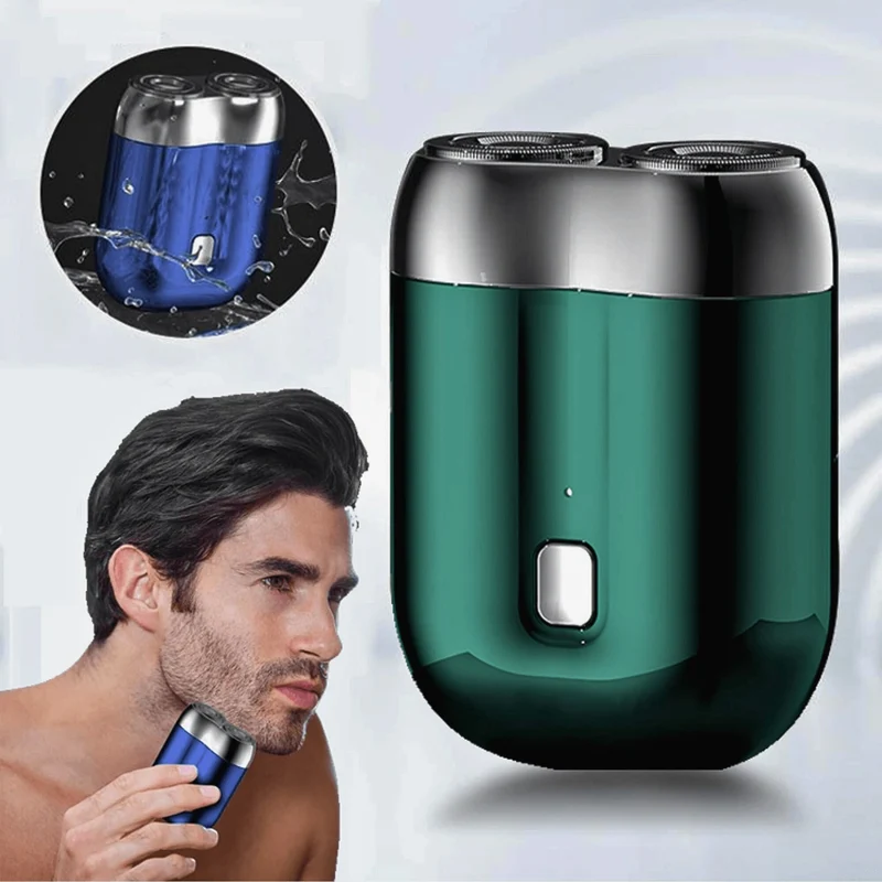 Vandtæt elektrisk barbermaskine IPX6 | 60 minutters drift | USB-opladning | Aluminium design til våd- og tørbarbering