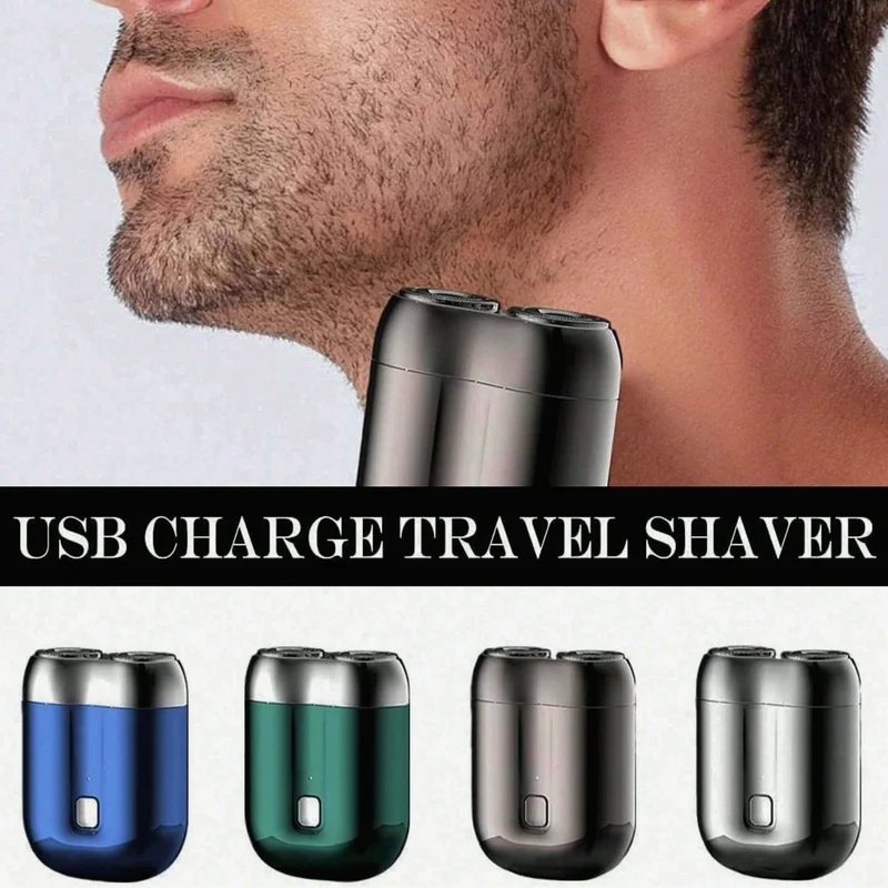 Vandtæt elektrisk barbermaskine IPX6 | 60 minutters drift | USB-opladning | Aluminium design til våd- og tørbarbering