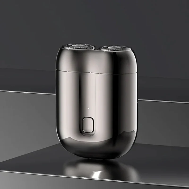Vandtæt elektrisk barbermaskine IPX6 | 60 minutters drift | USB-opladning | Aluminium design til våd- og tørbarbering
