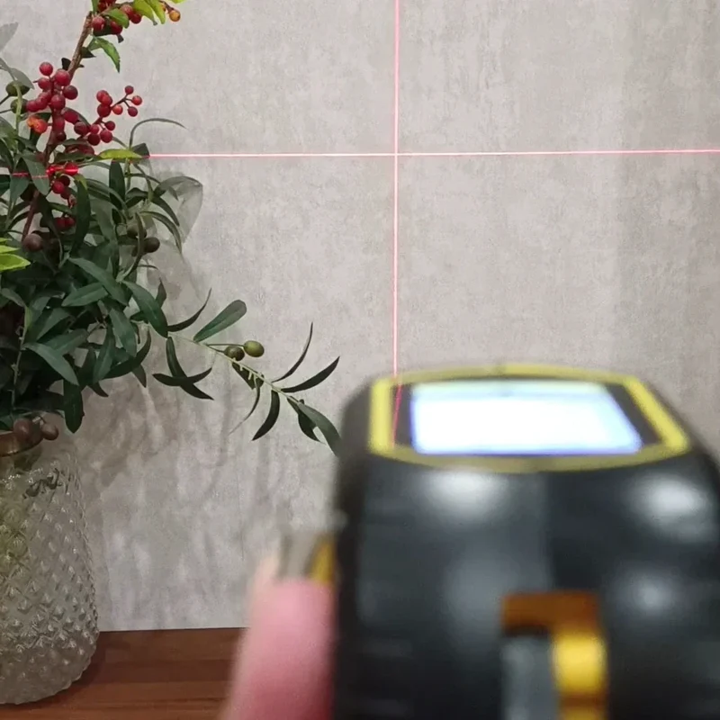 Laserafstandsmåler til præcise målinger indendørs | Let at bruge, CE/FCC/RoHS