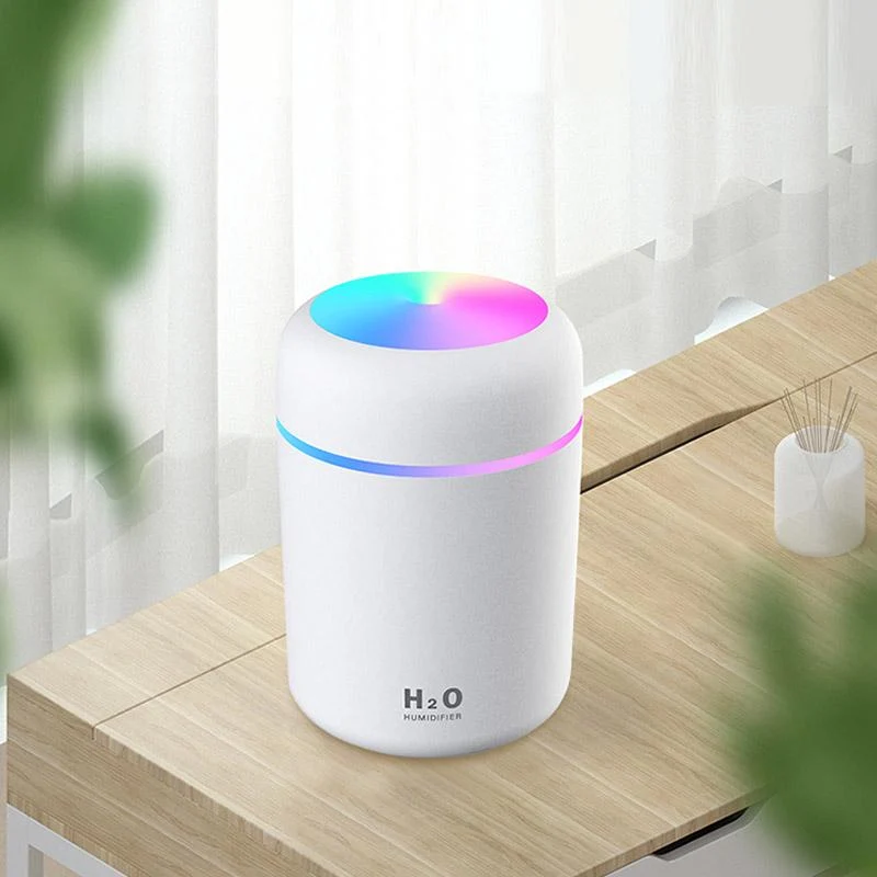 Trådløs luftfugter med ultralyddiffusor, USB og stille 36 dB drift