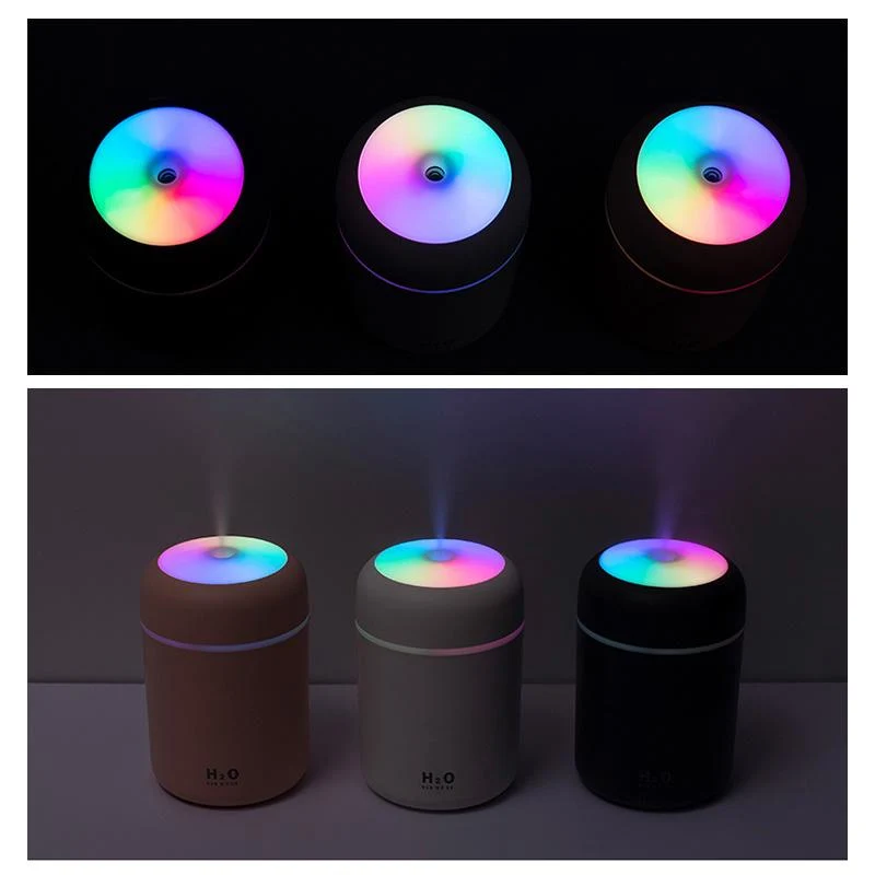 Trådløs luftfugter med ultralyddiffusor, USB og stille 36 dB drift