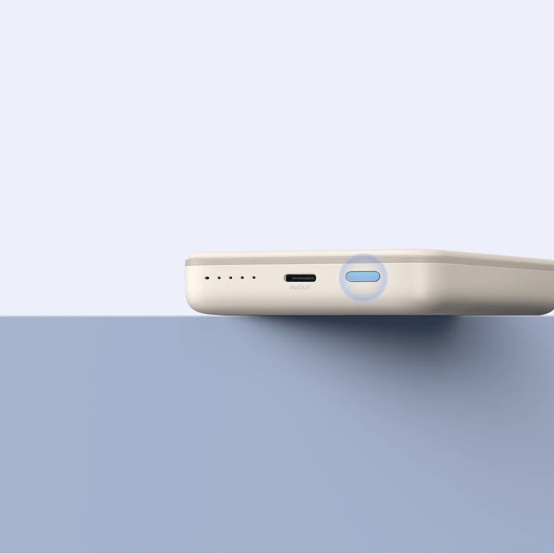 Trådløs 20W hurtigoplader med USB-C og MagSafe – Magnetisk powerbank 10.000 mAh